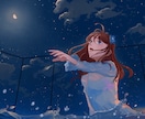 MVイラストや表紙に!素敵な一枚絵作成いたします 目を惹かれる個性的な一枚絵の作成 イメージ2