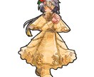 キラキラ可愛い系立ち絵描きます TRPG向け等身低め立ち絵をお求めの方へ！ イメージ3