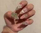 大切な行事のためにネイルチップを作成します 成人式や推し活にぜひ✨手元を可愛くさせて頂きます♡ イメージ6