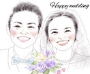ふんわり柔らかい雰囲気の似顔絵をお描きします デザイナー経験のあるママ似顔絵師 イメージ4