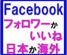 フェイスブック！フォロワーかいいねを+します Facebook/海外・日本アカ/フォロワー・いいね/選べる イメージ1