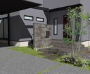 RIKCAD12使用＊魅せる外構パース、作成します エクステリア業者様、職人の方々のお力になります。 イメージ2
