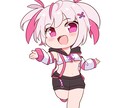 商用利用可！シンプルで可愛いイラスト描きます 表情差分付き！SNS･配信･グッズ製作などにどうぞ！ イメージ6