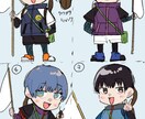 かわいい☆かっこいいミニキャラ作成します あなたのお気に入りの一枚お描きします☆ イメージ3