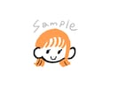 シンプルゆるいイラストアイコン描きます 修正無制限！シンプルでゆるかわ？アイコンやグッズに！ イメージ1