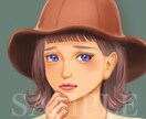 キラッとした質感や透明感のある人物の絵を描きます SNSアイコンや配信用のイラスト等にも！ イメージ6