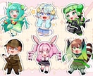 色彩が美しいSDミニキャライラスト制作しますます グッズ制作・VTuber・企業案件もお気軽にご相談ください！ イメージ3