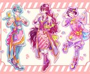 あなたのキャラクターをスイーツアレンジします SDキャラ、等身イラスト共にお好みのスイーツにアレンジします イメージ10