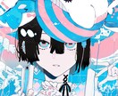 商用利用可能◎カラフルでポップなイラストを描きます 一枚絵、装画、MVサムネ、グッズ、アイコン、趣味用など。 イメージ4