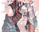 １枚イラストや、Live2dキャラデザ作成します 妄想していたあの、イケメン男子、可愛いヒロインに出会えます♡ イメージ4