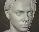 写真から作る3Dモデリング胸像を作成します あなたの大切な瞬間を、手のひらサイズの記念品に イメージ3