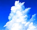 空関係の高品質なイラストを制作いたします 限界まで描き込まれた雲によって夏を想起させます。 イメージ5