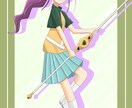 商用⭕️動画用、立ち絵、等のイラスト制作します 可愛いキラキラとした塗りであなたのキャラクターを描きます。 イメージ6