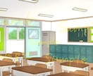 教室、喫茶店、風景など背景描きます ゲームやイラストの背景や、SNSのヘッダーなどに イメージ2