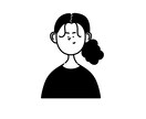 白黒のシンプルなアイコンを提供します 汎用性の高い白黒の人物イラストを破格で提供いたします！ イメージ9