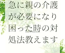 突然親の介護が必要になり困った時の対処法教えます 地域包括支援センターへの上手な相談方法教えます イメージ3