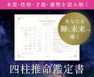 未来を輝かせる美しい四柱推命鑑定書を作ります あなたの本質を知り運気を活かすお手伝い イメージ3