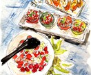おしゃれな手描きイラストで飲食店の魅力UPします 【データ納品‼︎】サンクス＆ショップカード・アイコン・挿絵 イメージ5