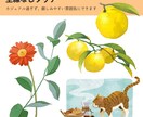 カットイラスト作成いたします 【商用可】WEBやチラシの挿絵に！2種類の絵柄から選べます イメージ3