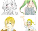 アニメ風のかわいいオリキャラSNSアイコン描きます あなたの顔になるアイコンを3～5日で作成します！ イメージ5