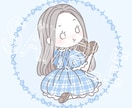 可愛い女の子のアイコンを描きます ミニキャラの女の子をパステルカラーで イメージ6