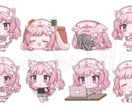 1,5頭身ミニキャラお作りします ちょっとしたことに使える、楽しめる！そんな一点ものはいかが？ イメージ9
