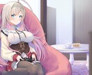 オリジナルのキャラクター1枚絵を制作します 要と問わず、1枚絵全般を描きます！ イメージ3
