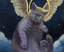 猫の肖像画、空想画などを油絵で描きます お家に愛する猫ちゃんの絵画を飾りませんか？ イメージ4