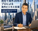 商社で海外28年のプロが海外ビジネスを支援します 元海外合弁会社CEO/CFOの知見を基にサポートします イメージ1