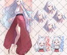 TRPGなどのオリジナルキャラクターデザインします スタイリッシュな高等身キャラクターが得意です！ イメージ1