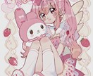 アイコン、歌ってみたなどのイラストを描きます ノスタルジックでかわいい絵をあなた用に描いていきます。 イメージ2