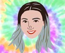 SNSのアイコンに使える似顔絵を描きます アイコンやお友達へのプレゼントに！お好きなモチーフも追加可能 イメージ1