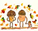 癒しの森の空気を添えるイラストを描きます 手描きのぬくもりで、あなたのブランドにやさしさを イメージ4