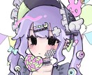 格安♥ゆるい絵柄のアイコン描きます SNS等で使える緩めの絵柄の一枚絵を提供します イメージ3