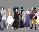 ご希望の雰囲気に合わせた立ち絵制作いたします 納期最短3日◆絵柄対応可能です。 イメージ7