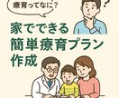 療育ってなに？家でできる簡単な療育プラン作成します 現役作業療法士が作成！家庭でできる療育プランをご提案します。 イメージ1