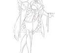 ご希望いただいた雰囲気でキャラクターを描きます 全体的にさっぱりした全身イラストを描きます イメージ4