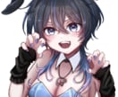 個人Vtuber様歓迎！立ち絵や1枚絵作成します MV用のイラストやネップリ用のイラストやグッズ使用OK！ イメージ3