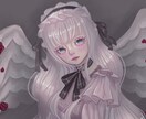 小説表紙・グッズ・ジャケット用イラスト制作します 幻想的×病みかわテイストの本格イラスト制作 イメージ6
