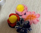 お花作ります ちりめん、洋布でモチーフのお花作ります。 イメージ2