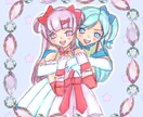 創作・オリジナルイラスト描きます 等身低め～ミニキャラまでご要望に応じます イメージ1