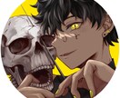 SNSのアイコンイラスト描きます キラキラ、レトロ、雰囲気に合わせて制作します イメージ5