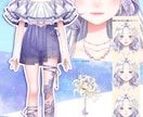 アイコン・歌ってみた・Live2D立ち絵等描きます ちびキャラや配信用イラスト等、幅広く制作しています！ イメージ7