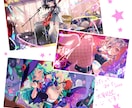 Vtuber配信サムネ・歌ってみたイラスト描きます 歌ってみた / 配信 / SNS / かわいい女の子 イメージ3