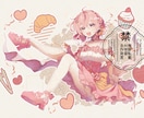 ご依頼がはじめてでも大歓迎！イラスト描きます ちょっとしたイラスト～１枚絵、差分など細かな対応もOK！ イメージ4
