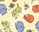 北欧風のオリジナルテキスタイルパターン作ります 商用利用可◎世界にひとつだけのデザインです イメージ3