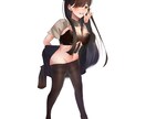歌ってみたサムネイル/活動用　イラスト製作致します 歌ってみた/活動用/動画用に　可愛い女の子描きます！ イメージ8
