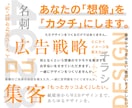 あなたの想像をカタチにします ただ単にイケてるデザインではなく、戦略的な広告をつくります。 イメージ1