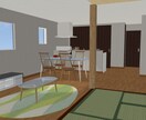３６０°舐め回せる３Dパース作成をします 好きな時に好きなだけ！理想の空間を舐め回してください！ イメージ4