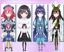企業並み！女性·男性Vtuberモデル制作します 著作権譲渡！修正無制限！表情８つ！企業並カスタムlive2d イメージ8